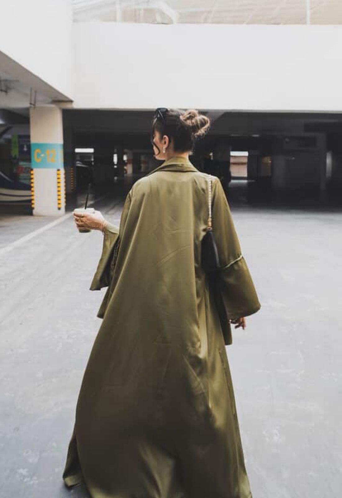 Olive Green Abaya
