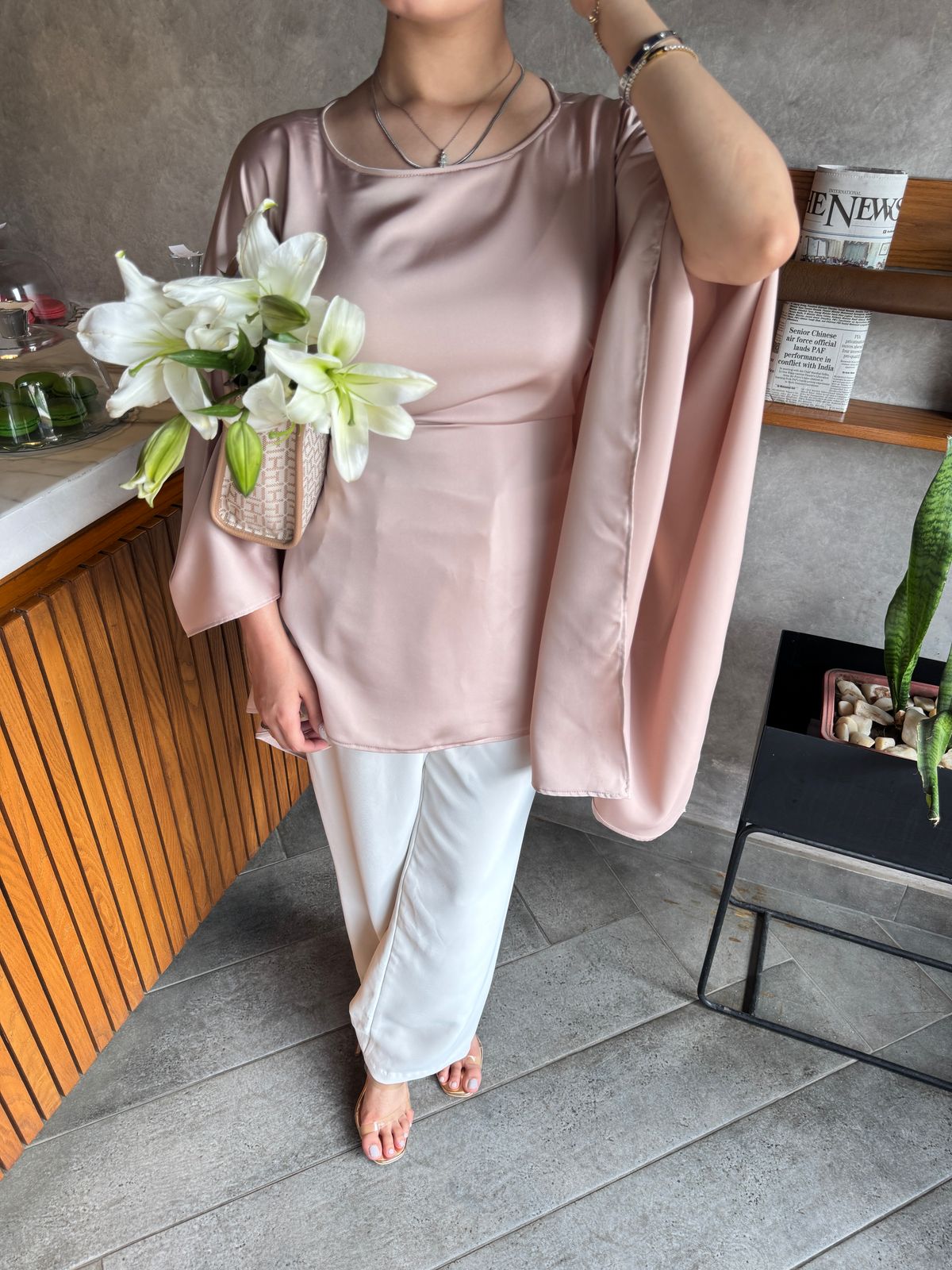 Butterfly Top - Rose Pink