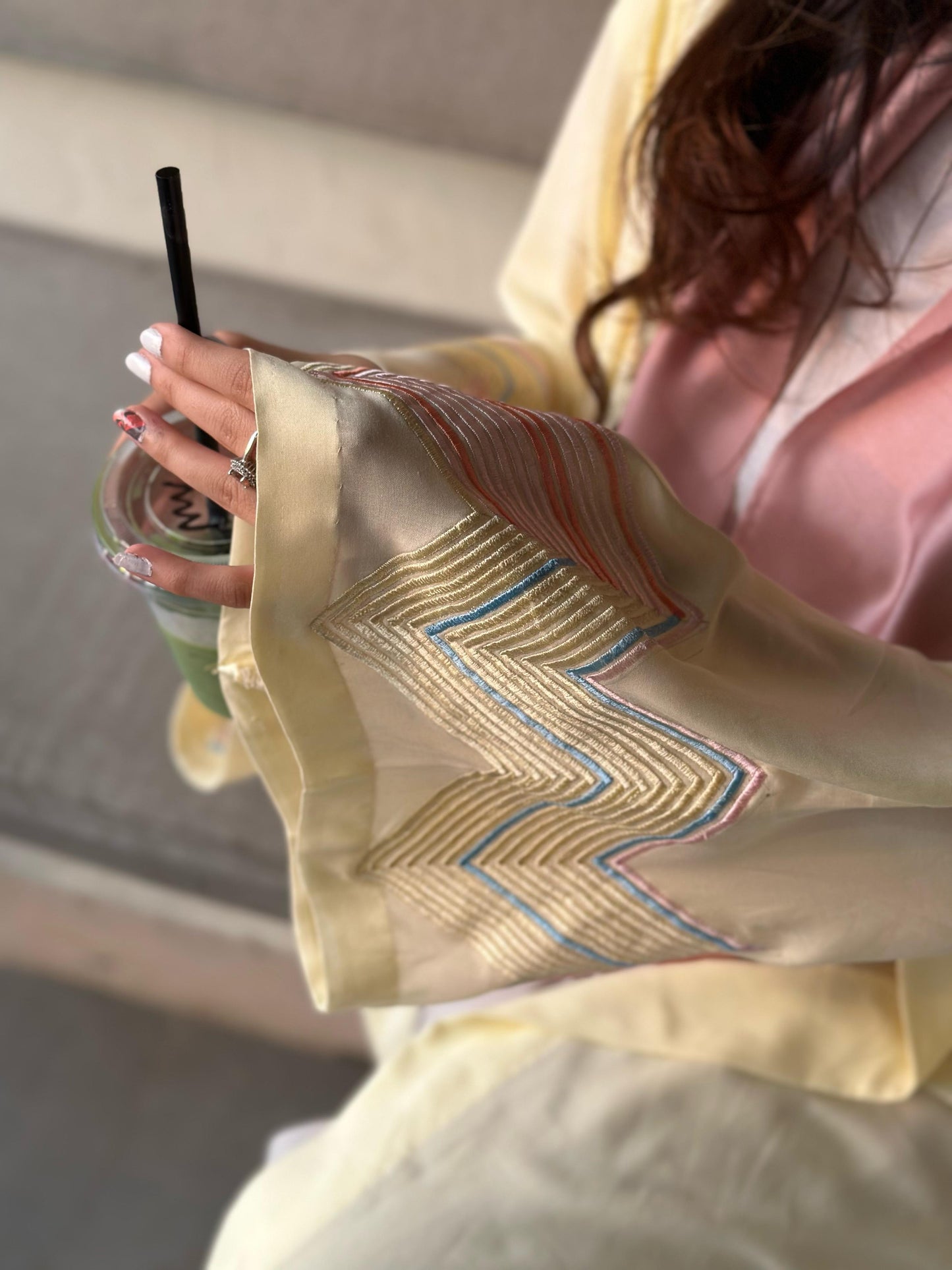 Pastel Dream Summer Abaya Set