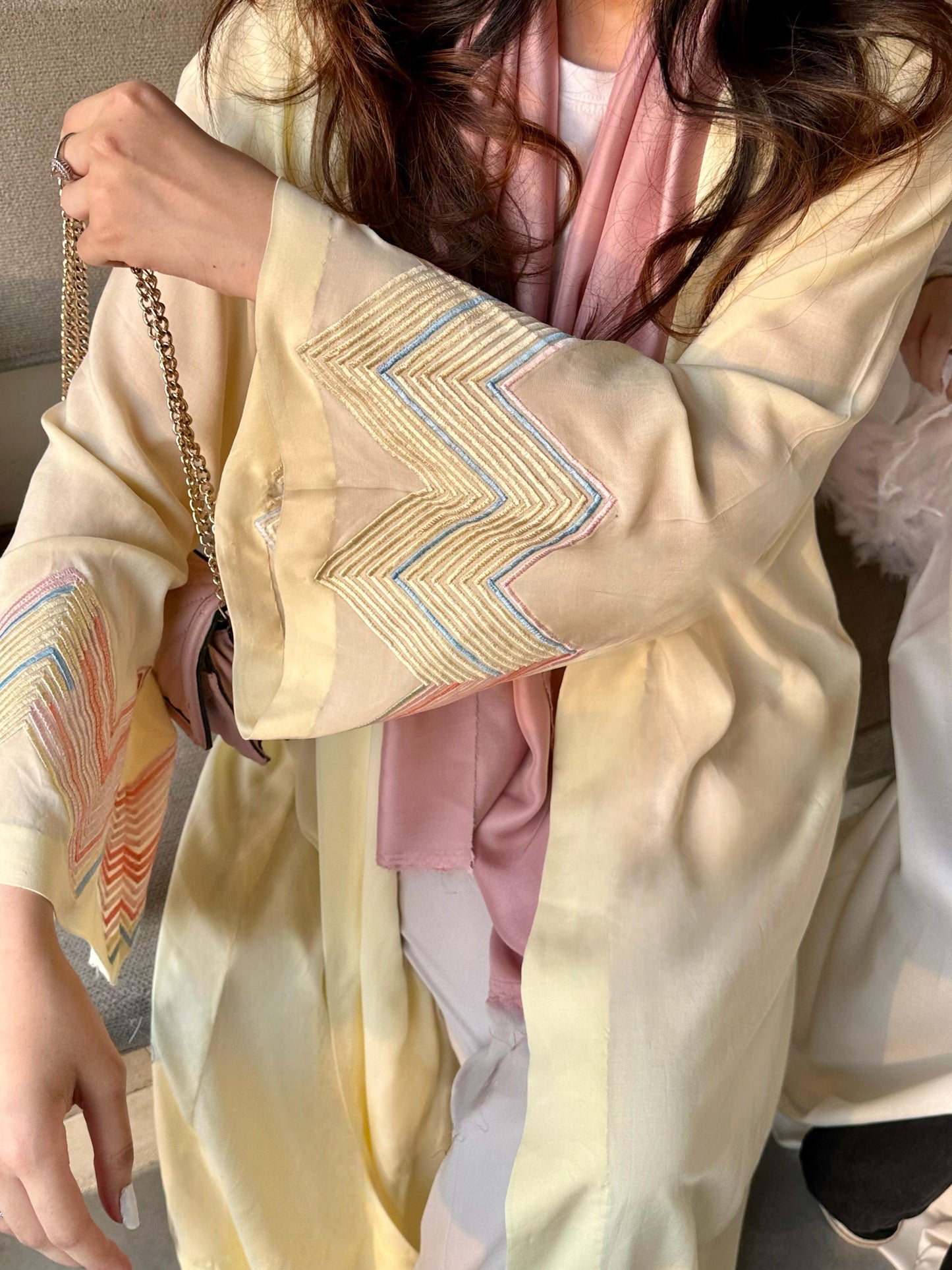 Pastel Dream Summer Abaya Set