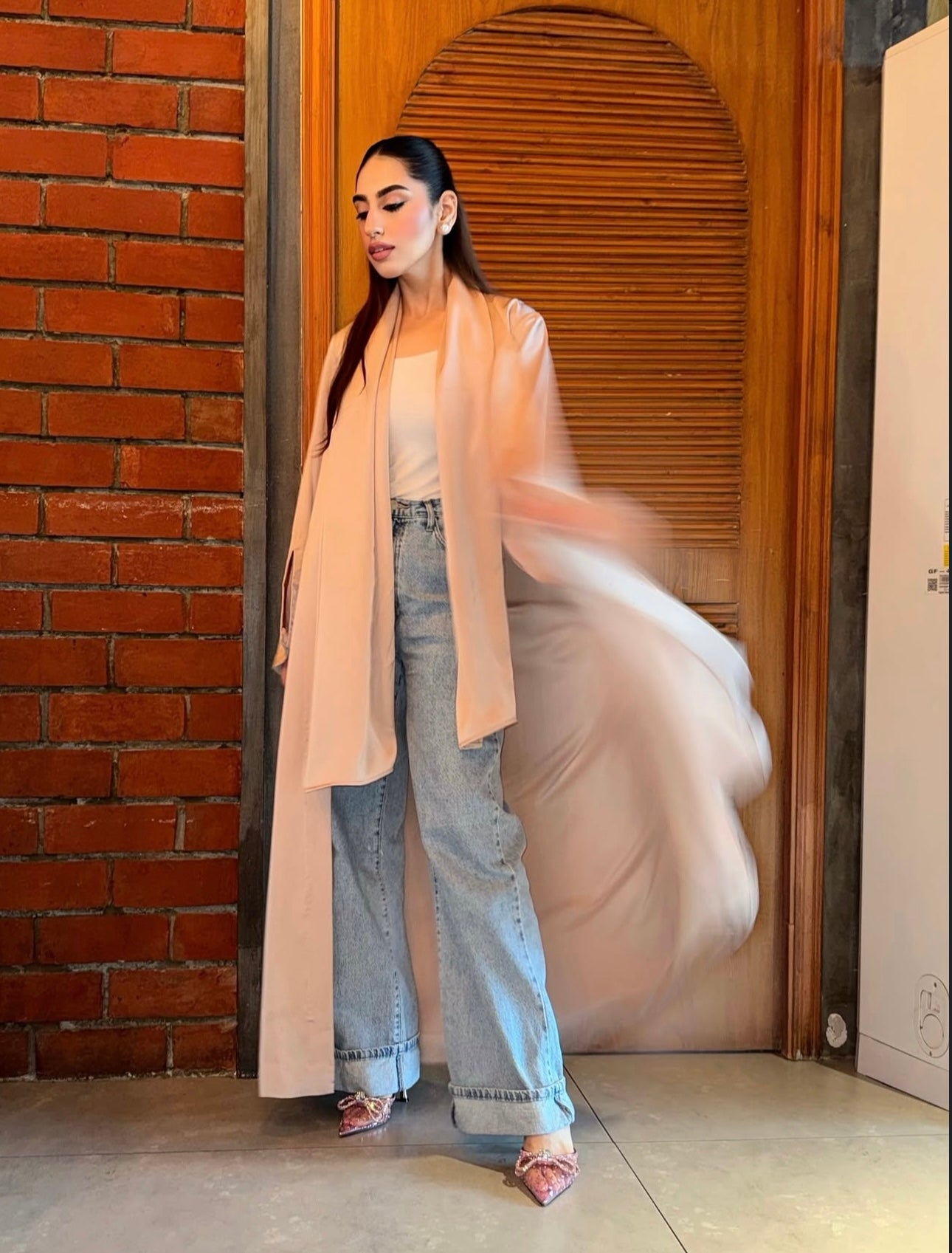 Silk Rose Elegance Abaya