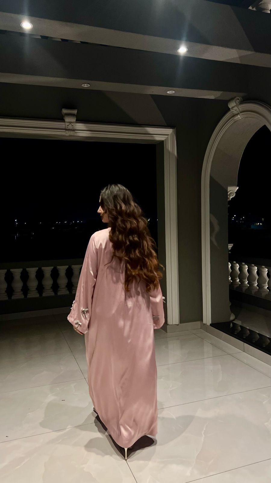 Signature Pink Abaya