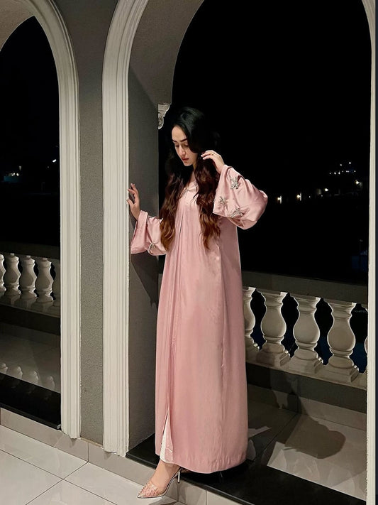 Signature Pink Abaya